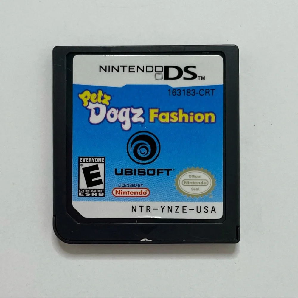 Nintendo DS Petz Dogs Fashion Game Dress Up Chihuahua Frenchie Training Fun Kids